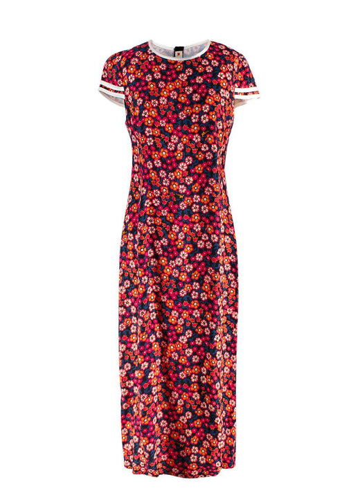 Marni Floral Dress with Cap Sleeves