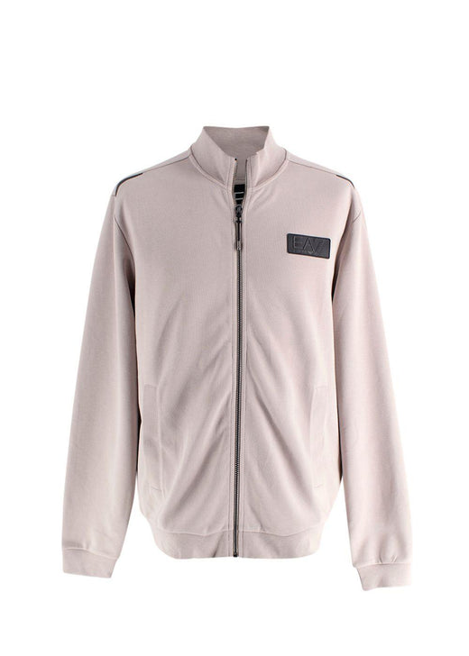 Emporio Armani Beige Zip Up Jacket