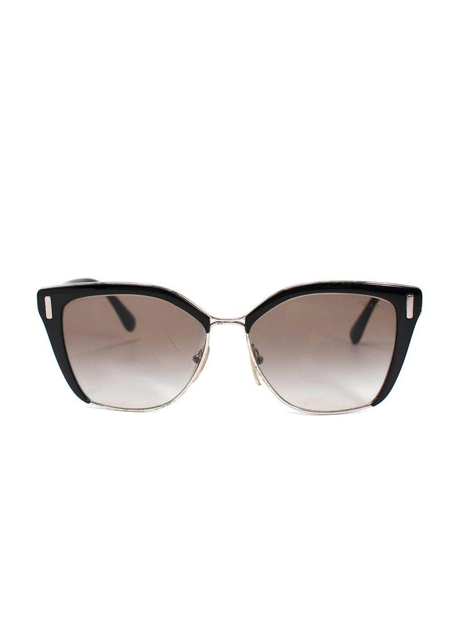 Prada Black Cat-eye Sunglasses