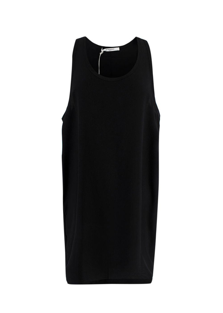 Givenchy Black Long Silk Vest