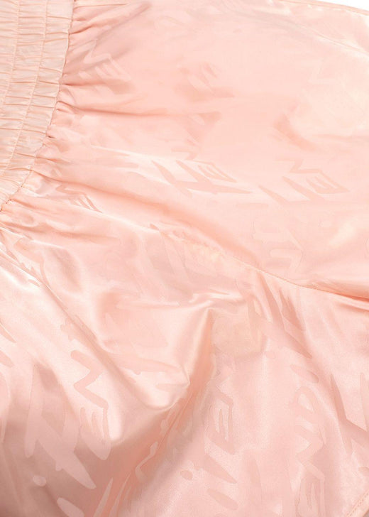 Fendi Pink Monogram Satin Shorts