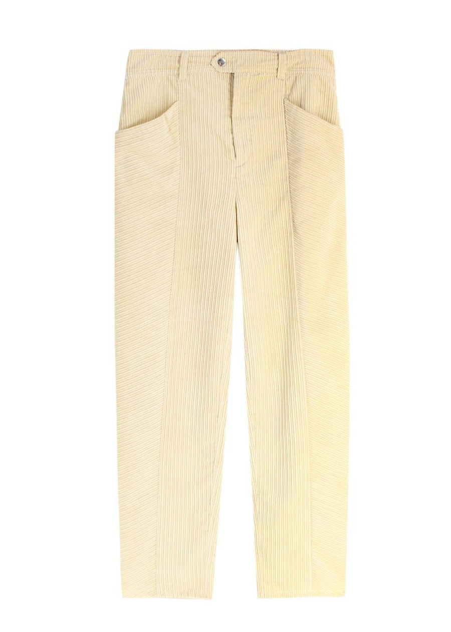 Isabel Marant Yellow Corduroy Trousers