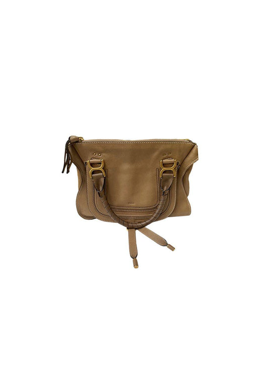Tan Leather Marcie Bag