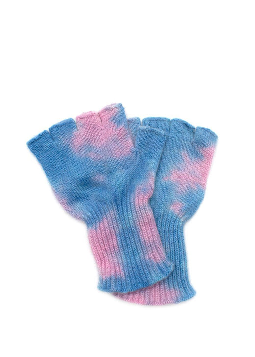The Elder Statesman Tie-Dye Fingerless Gloves