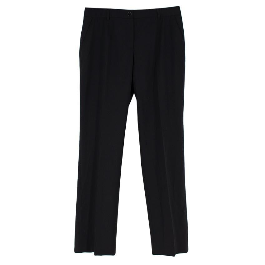 Dolce & Gabbana Classic Fit Black Trousers