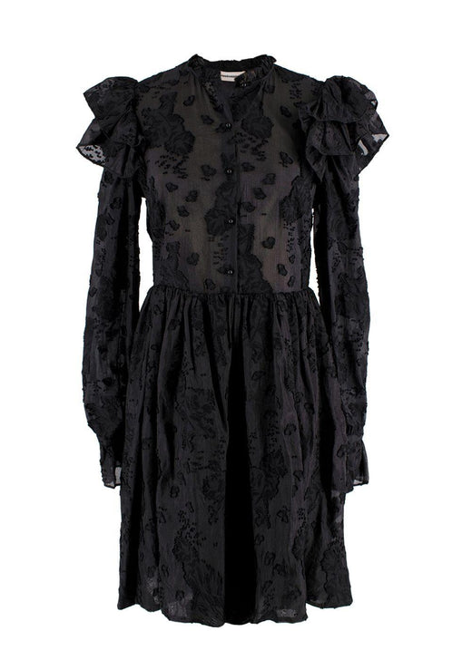 Custommade Black Frill Kimsa Dress