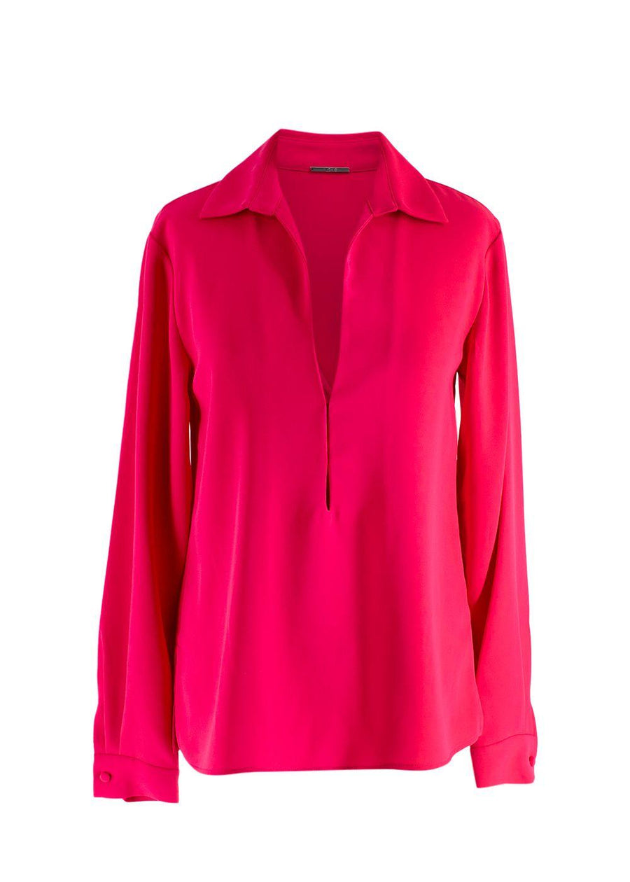 Alexis Cerise Cire Long Sleeve Top