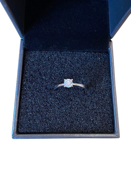 Bespoke18ct White Gold 0.4ct Natural Diamond Ring