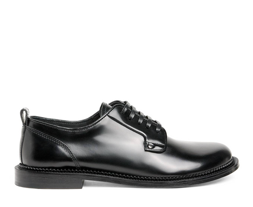 AMI Paris Leather Anatomical Derby Shoes