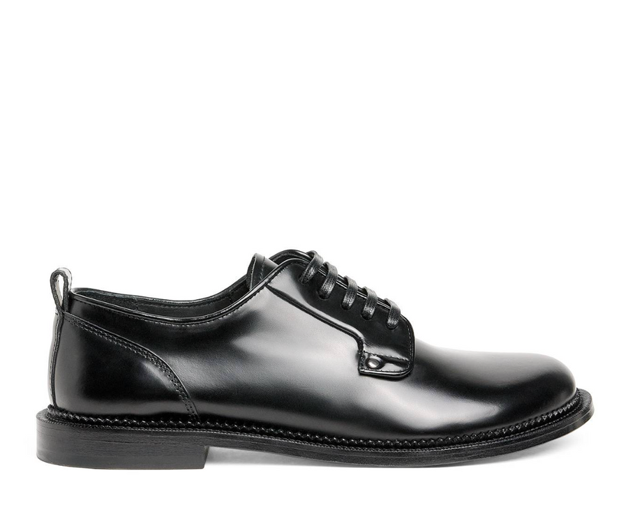 AMI Paris Leather Anatomical Derby Shoes