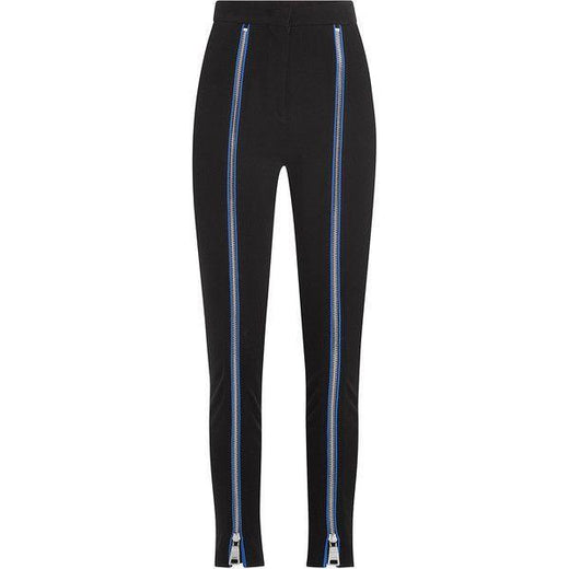 Emilio Pucci Black Zip Front Trousers