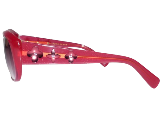 LV Pink Acetate Embellished Sunglasses
