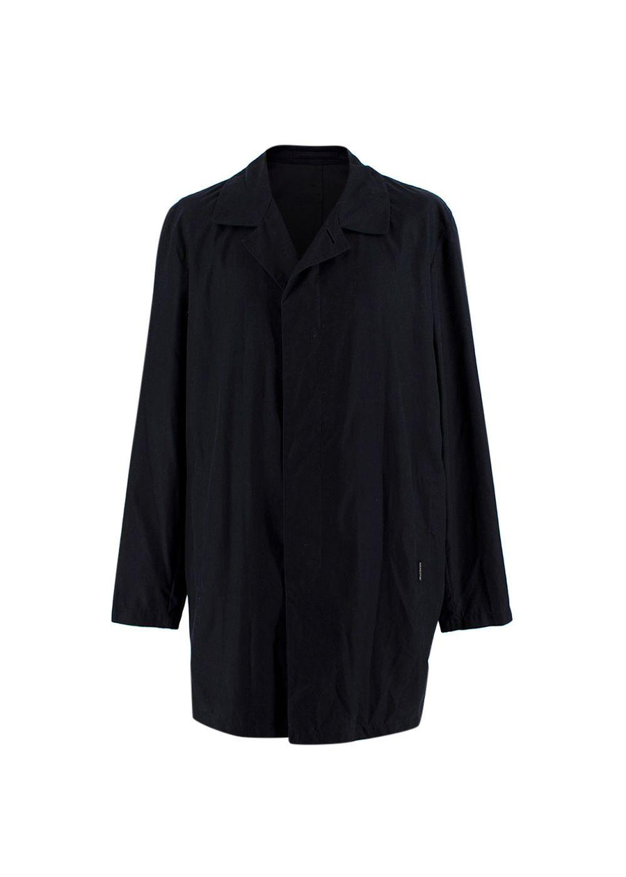 Aquascutum Black Polyester Coat