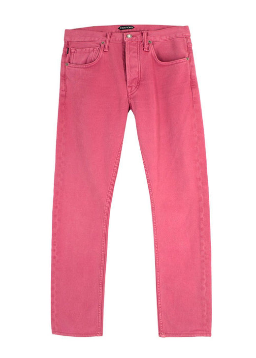 Tom Ford Pink Denim Slim Fit Jeans