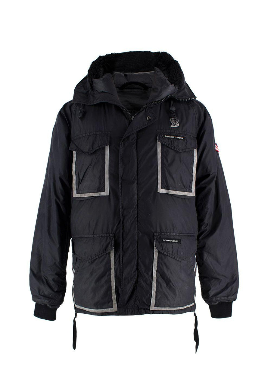 Canada Goose X Octobers Very Own Constable Black Parka Coat