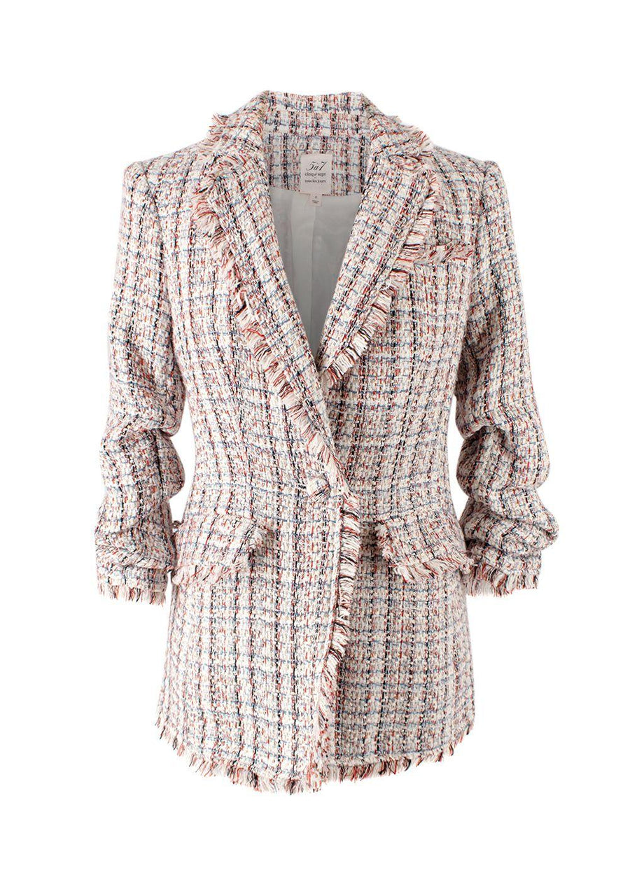 Cinq à Sept Khloe Boucle Tweed Blazer