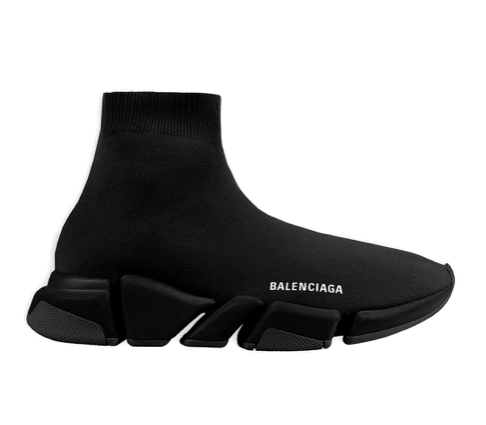 Balenciaga Black Speed 2.0 Knit Sock Sneakers