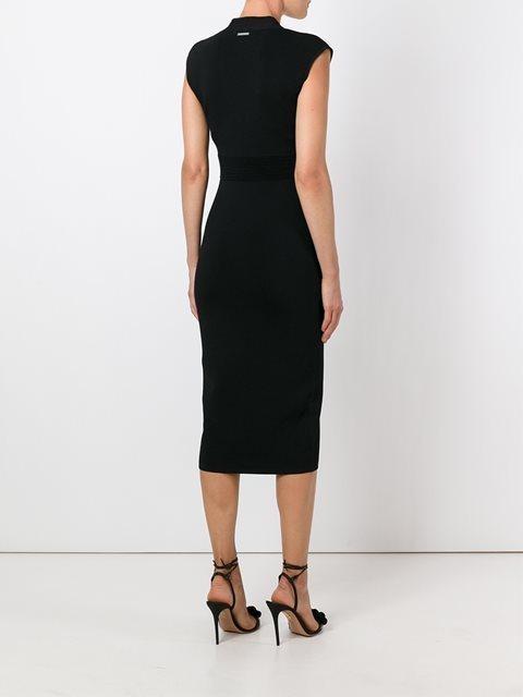 Michael Michael Kors Ribbed Knit Midi Dress