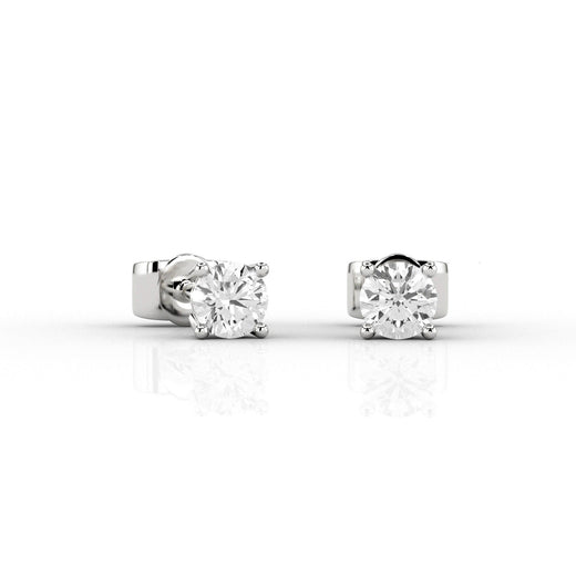 Skydiamonds Luna 0.25ct Earrings (Classic 1/4ct Studs in 9ct White Gold)