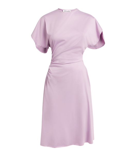 Victoria Beckham Ruched Stretch-Jersey Dress