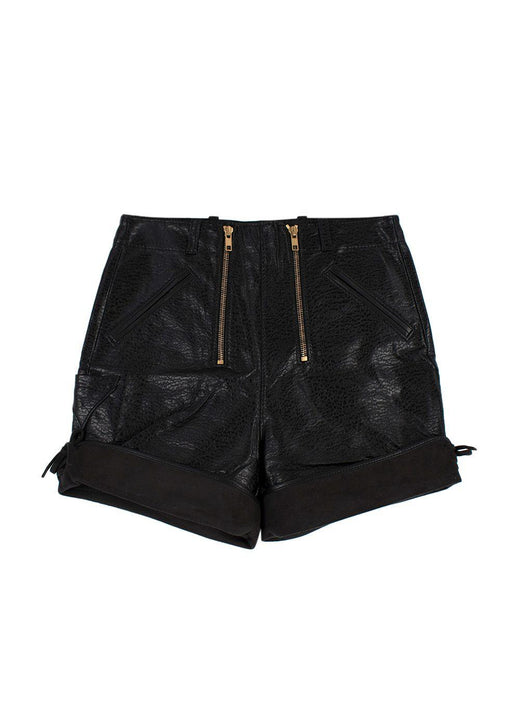 Philosophy Di Lorenzo Serafini Faux Leather Shorts