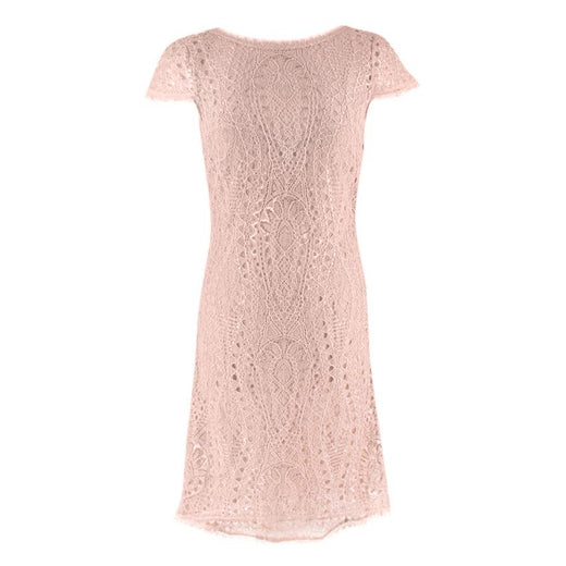 Emillio Pucci Soft Pink V-Back Lace Dress