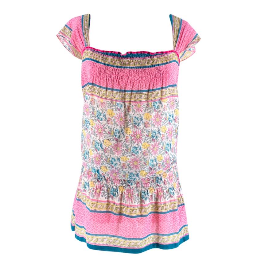 Lolita Jaca St Barth Floral Print Top