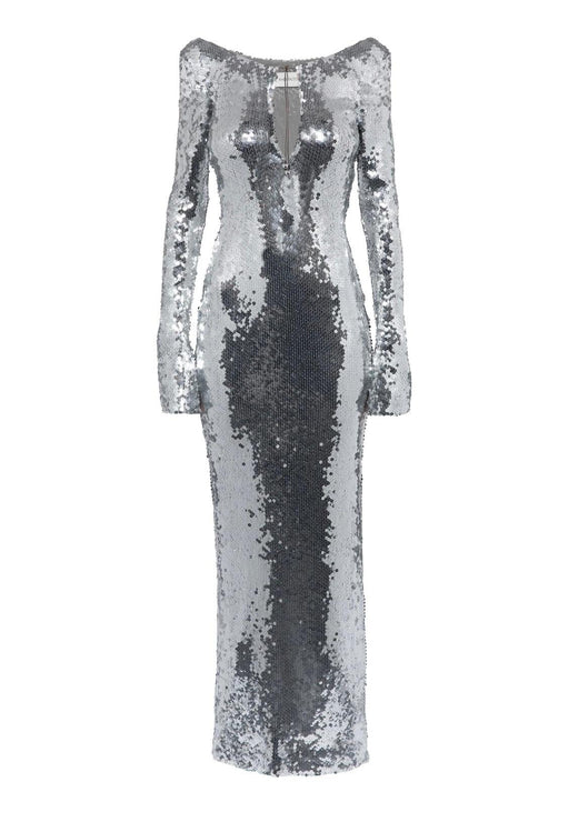 16Arlington Silver Sequin Solare Gown