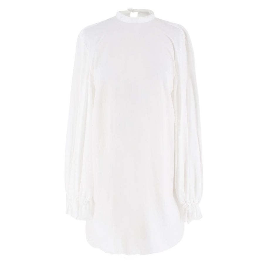 Johnathan Cohen White Tie-back Long Sleeved Tunic