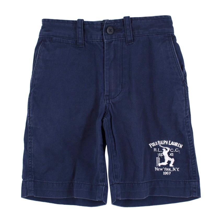 Polo by Ralph Lauren Boys Navy Cotton Shorts