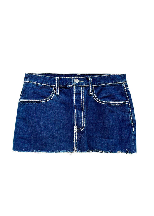 Re/Done Denim Mini Skirt