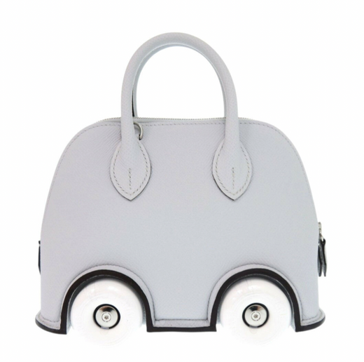 Hermès Bolide On The Wheels Grey Epsom Leather