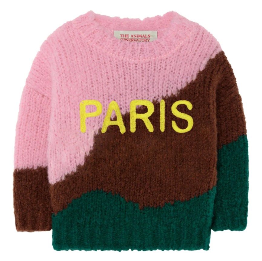 The Animals Observatory Colour Blocked 'Paris' Knit