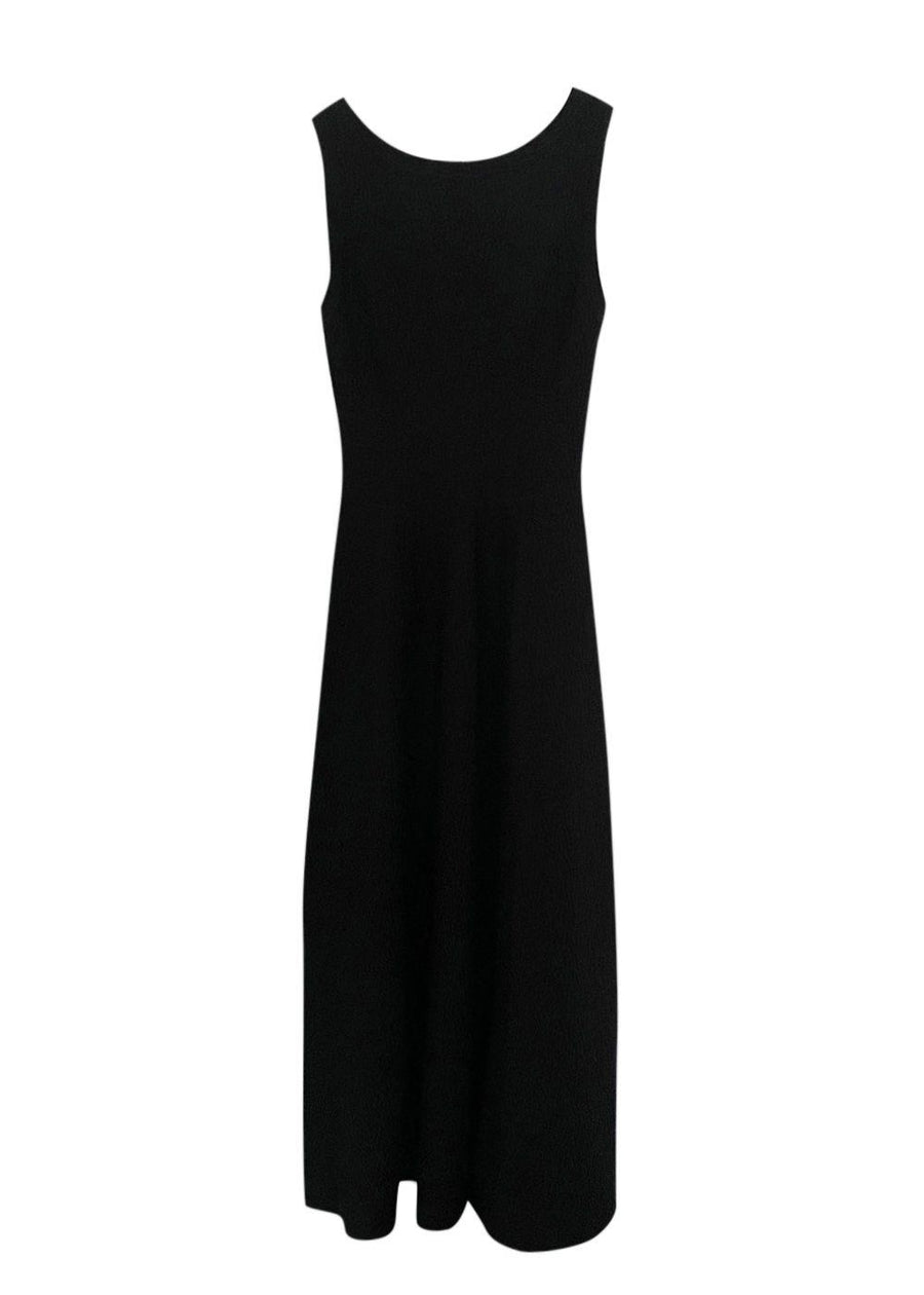 Alaia Black Textured Maxi Dress