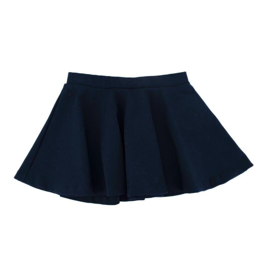 Ralph Lauren Polo Navy Blue Flared Skirt