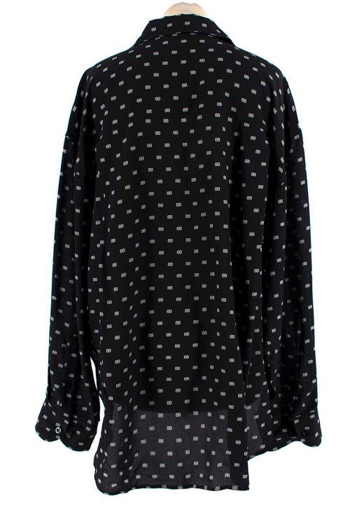 Balenciaga Black Monogram Shirt