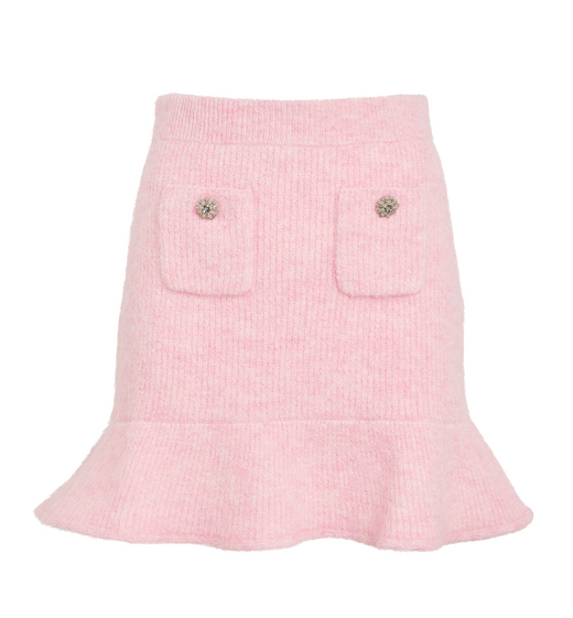 Self-Portrait Knit Mini Skirt