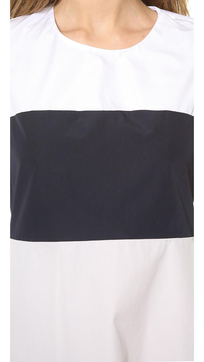 Joseph Colourblock Sleeveless Shift Dress
