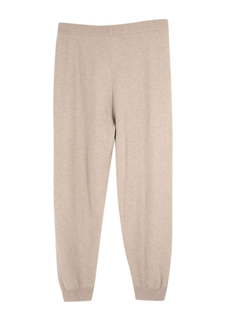 Max Mara Beige Cashmere-Blend Lounge Trousers
