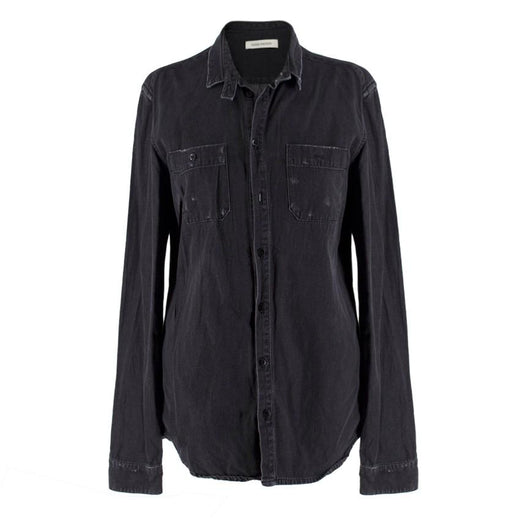 Pierre Balmain Charcoal Denim Shirt