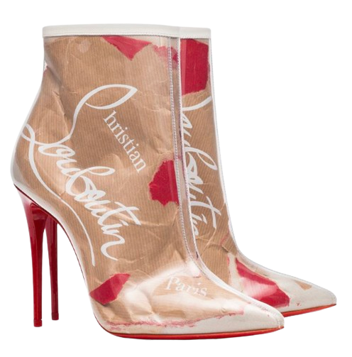 Christian Louboutin Limited Edition PVC Heeled Boots