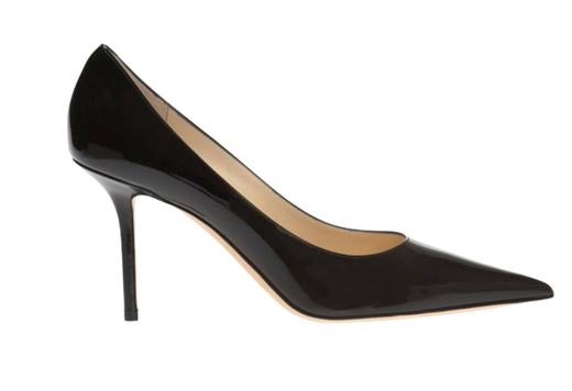 Jimmy Choo Black Patent Leather Stiletto Heel