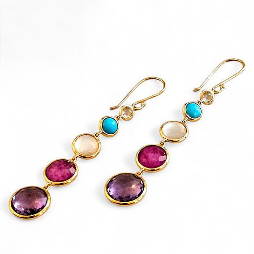 Ippolita Multi Gem Lollipop Earrings