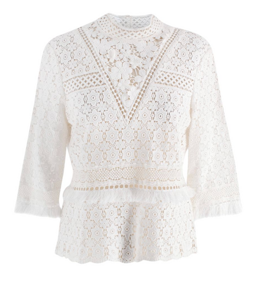 Sea New York Crochet Tassel Top