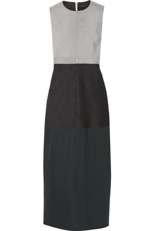 Theory 'Dalax' Colorblock Stretch Wool Midi Dress Size 10/UK14