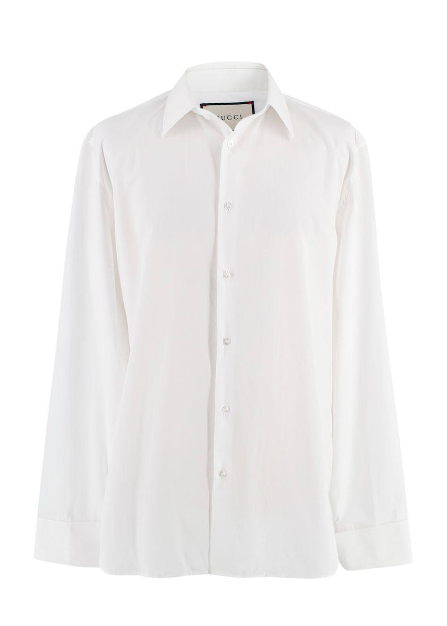 Gucci White Poplin Shirt