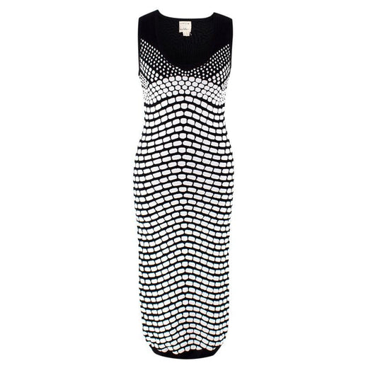 Artelier Nicole Miller Monochrome Knit Midi Dress