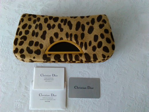 DIOR Pony Hair Clutch