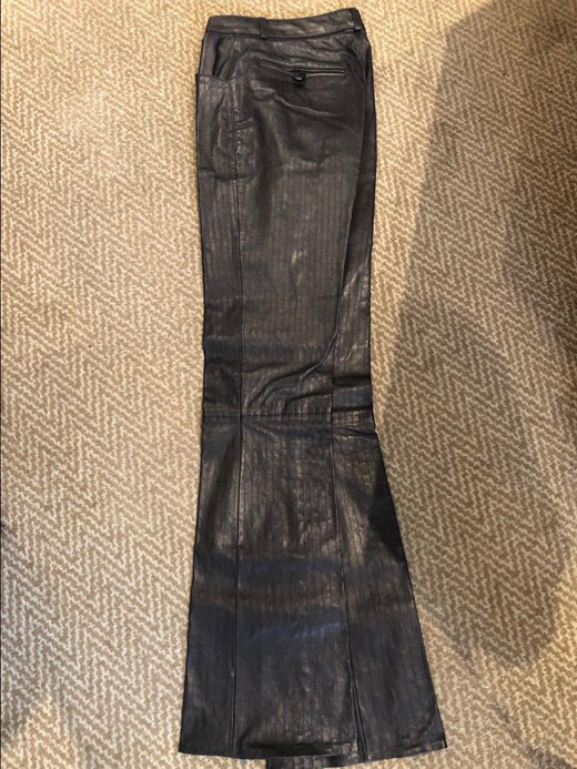 Jitrois Pinstripe Leather Pants