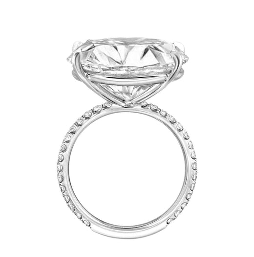 Verde 6ct IGI Certified Lab Grown Round Brilliant Cut Diamond Ring